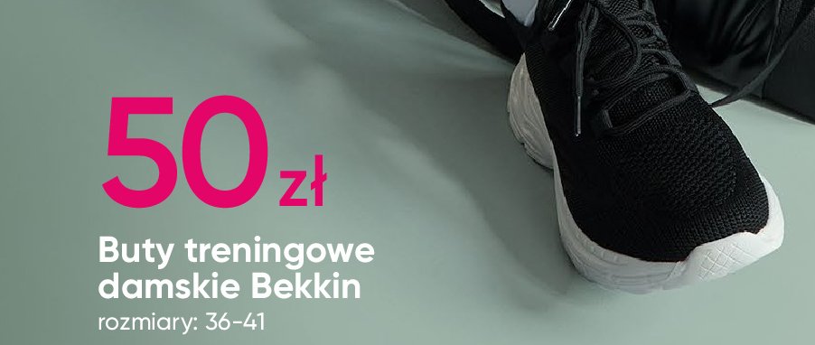 Buty sportowe damskie 36-41 Bekkin promocja w Pepco