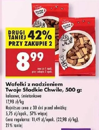 Wafle czekoladowe Twoje słodkie chwile promocja