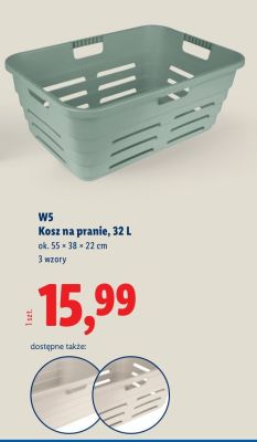 Kosz na pranie 32 l W5 promocja w Lidl