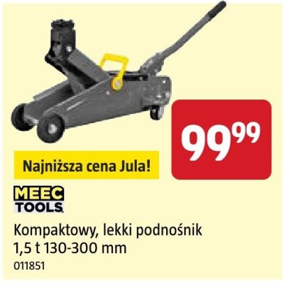 Kompaktowy, lekki podnośnik 1,5 t 130-300 mm MEEC TOOLS promocja w Jula