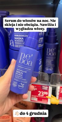 Serum do włosów na noc Overnight Hair Care promocja w Rossmann