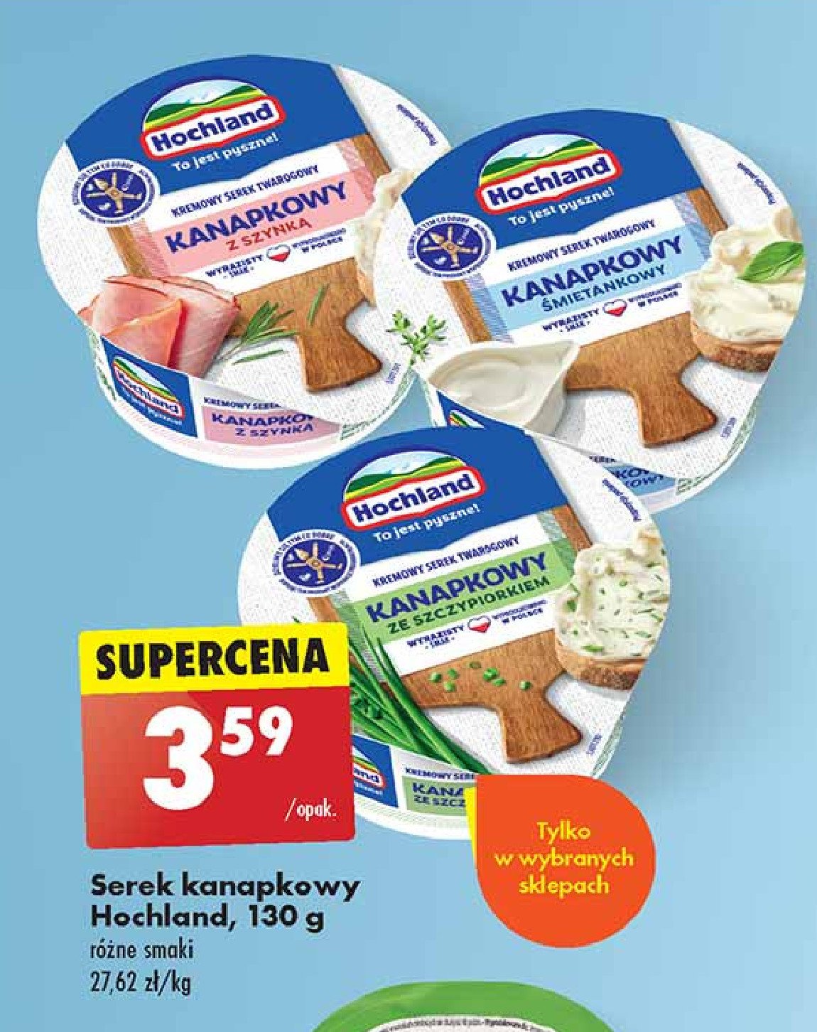 Serek ze szczypiorkiem Hochland kanapkowy promocja