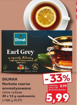 Herbata czarna aromatyzowana, różne rodzaje promocja w Kaufland