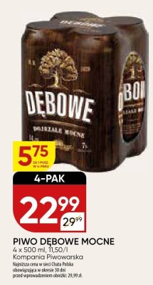 Piwo promocja w Chata Polska