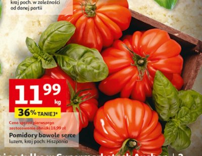 Pomidory bawole serce luzem promocja w Auchan