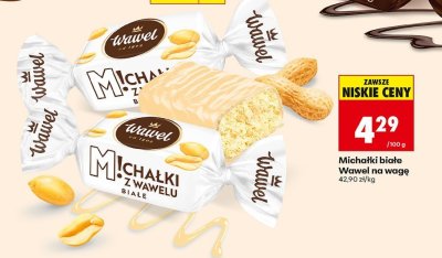 Michałki białe Wawel na wagę promocja w Biedronka
