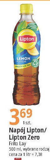 Herbata mrożona zero lemon Lipton ice tea promocja