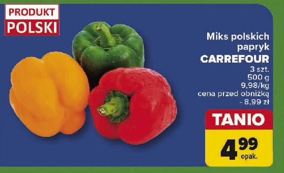 Papryka mix Carrefour promocja