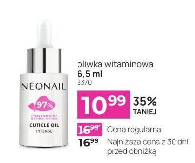 Oliwka witaminowa 6,5 ml 8370 promocja w NEONAIL & NEO MAKE UP