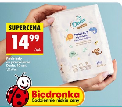 Podk艂ady do przewijania 60 x 60 cm Dada premium promocja