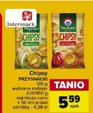 Chipsy papryka łagodna Przysnacki promocja w Carrefour Market