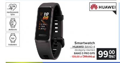 Smartband band 3 pro czarny Huawei promocja