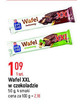 Wafelek orzechowy w czekoladzie xxl Wiodąca marka p'tit deli promocja