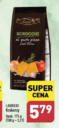 Krakersy scrocchi pizza LAURIERI promocja