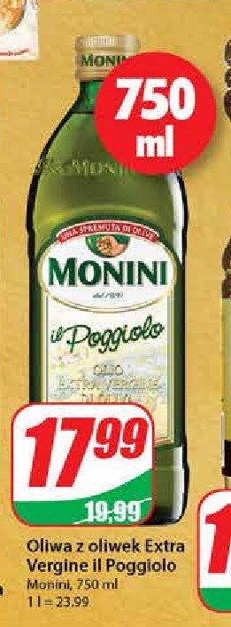 Oliwa z oliwek peggiolo Monini promocja
