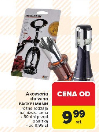 Zamknięcie do butelek Fackelmann promocja w Carrefour Market