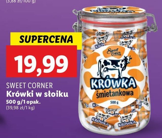 Krówki śmietankowe Sweet corner promocja