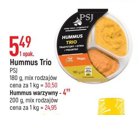 Hummus z dynią Psj promocje