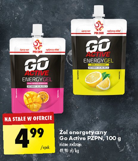 呕el energetyczny mango-marakuja Go active promocja