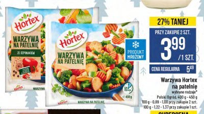 Warzywa na patelnię ze szpinakiem Hortex promocja