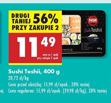Sushi Toshii - Sushi 4you (Biedronka) promocja w Biedronka