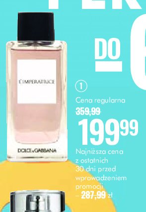 Woda toaletowa Dolce&gabbana 3 l'imperatrice promocja