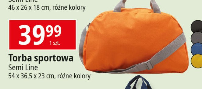 Torba sportowa Semi line promocja w Leclerc