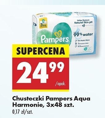 Chusteczki nawilżane PAMPERS HARMONIE promocja