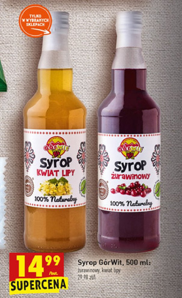 Syropy 偶urawinowy promocja