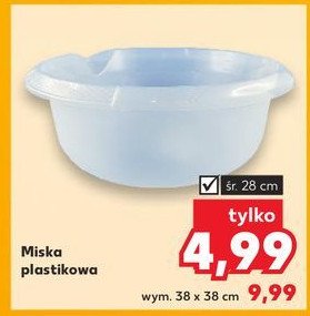 Miska plastikowa 38 cm promocja