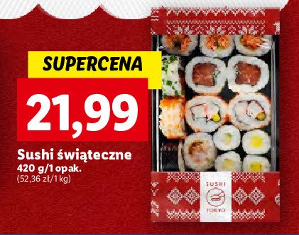 Sushi 艣wi膮teczne Tokyo sushi promocja