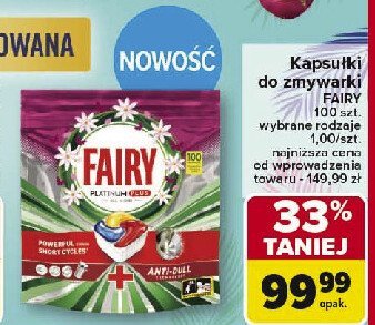 Tabletki do zmywarek lemon Fairy platinum plus promocja