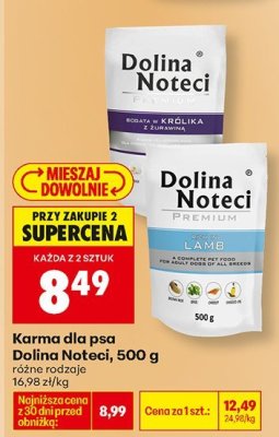 Karma dla psa Dolina Noteci różne rodzaje promocja w Biedronka