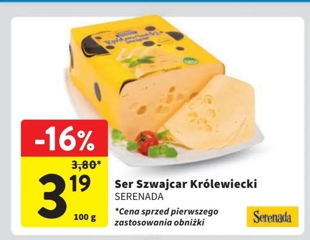 Ser szwajcar królewiecki Serenada promocja