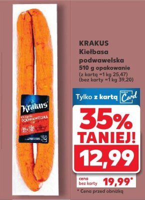 Kie艂basa podwawelska extra Pekpol promocja w Kaufland