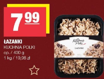 Łazanki promocja w SPAR