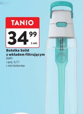 Butelka Solid z wkładem filtrującym DAFI mix kolorów promocja w Intermarche