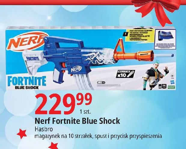 Wyrzutnia fortnite blue shock Nerf promocja