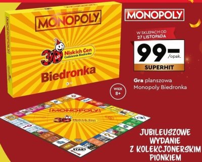 Gra planszowa Monopoly Biedronka promocja w Biedronka