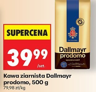 Kawa ziarnista prodomo 500 g promocja w Biedronka