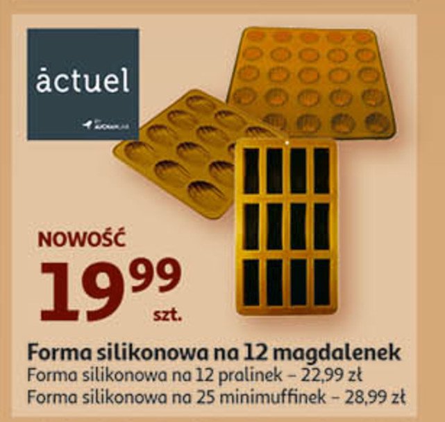 Forma do pieczenia muffinek silikonowa Actuel promocja