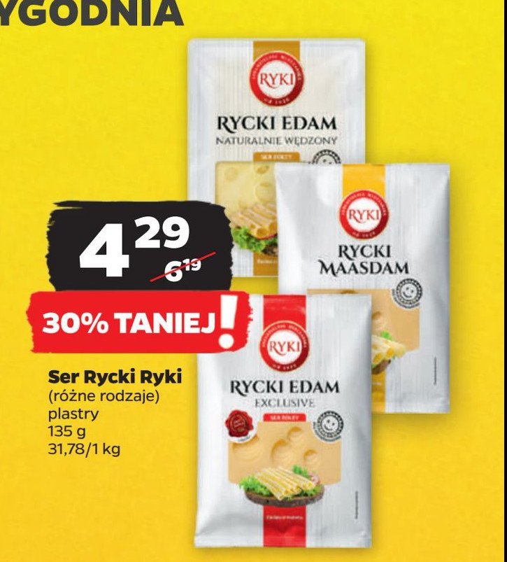 Ser rycki edam w臋dzony Ryki promocja