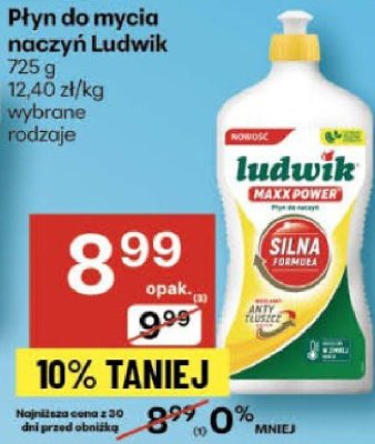 Płyn do mycia naczyń Ludwik promocja w Delikatesy Centrum