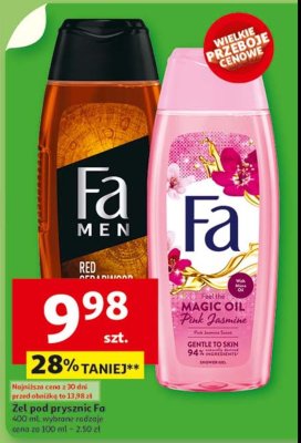 Żel pod prysznic pink jasmine Fa magic oil promocja