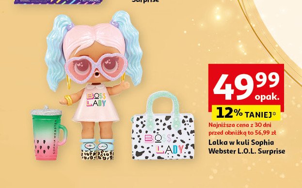 Lalka w kuli sophia webster promocja w Auchan