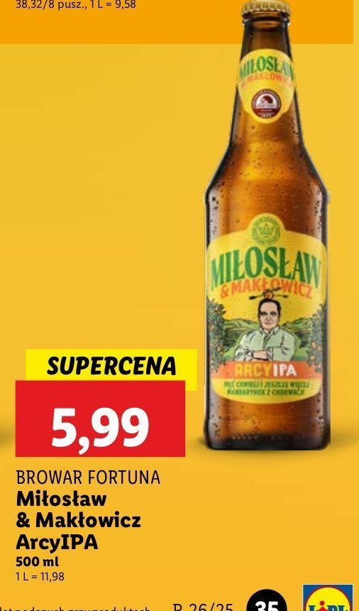 Piwo Miłosław & makłowicz arcyipa promocja w Supeco
