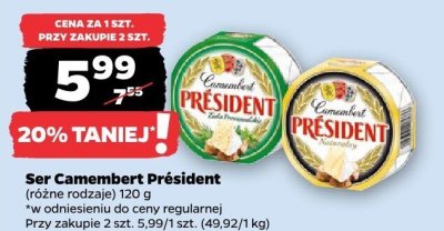 Ser Camembert Président promocja w Netto