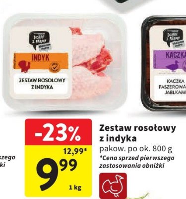 Kaczka faszerowana jabłkami promocja w Intermarche