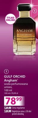 Woda perfumowana GULF ORCHID Angham unisex 100 ml promocja w Hebe
