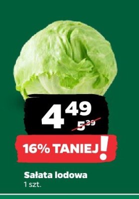 Sałata promocja w Netto